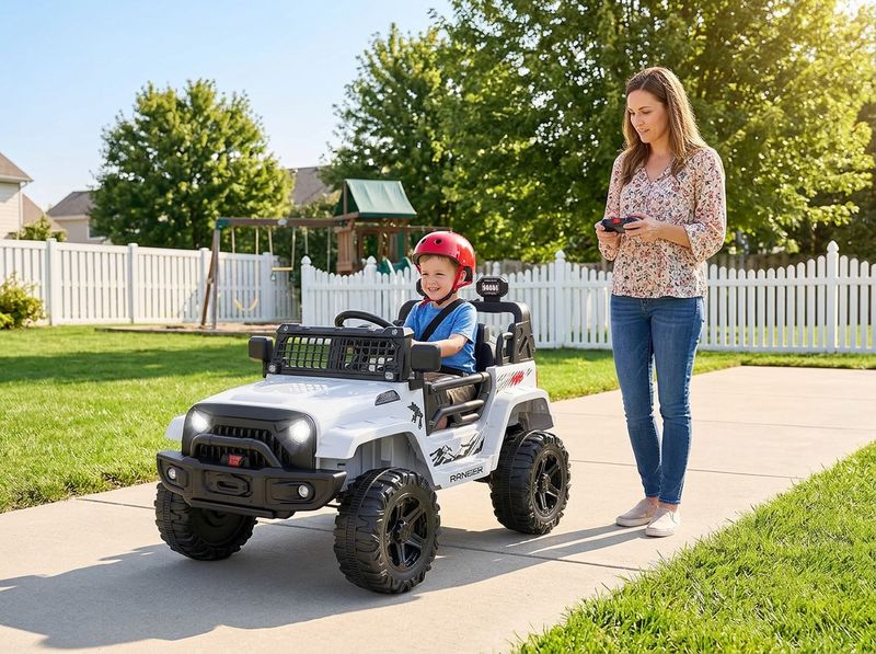 Hetoy 12V Ride-On Truck with Parent Remote